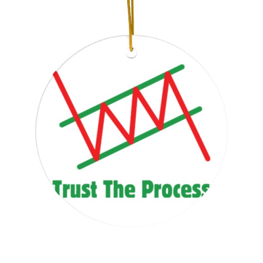 Trust The Process Ceramic Ornaments