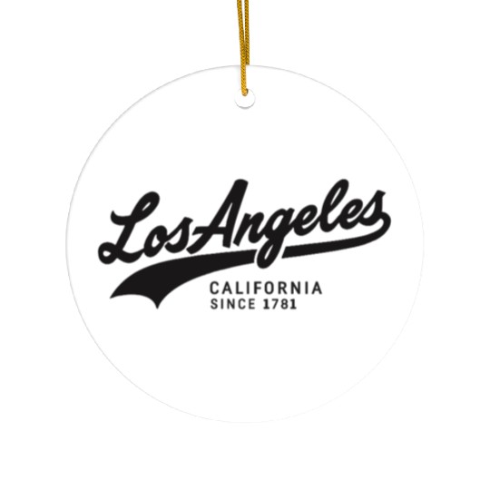 Los Angeles Limited Edition Since 1781 Ceramic Ornaments