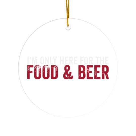 Food and Beer Ceramic Ornaments