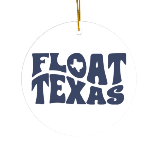 Float Texas Ceramic Ornaments