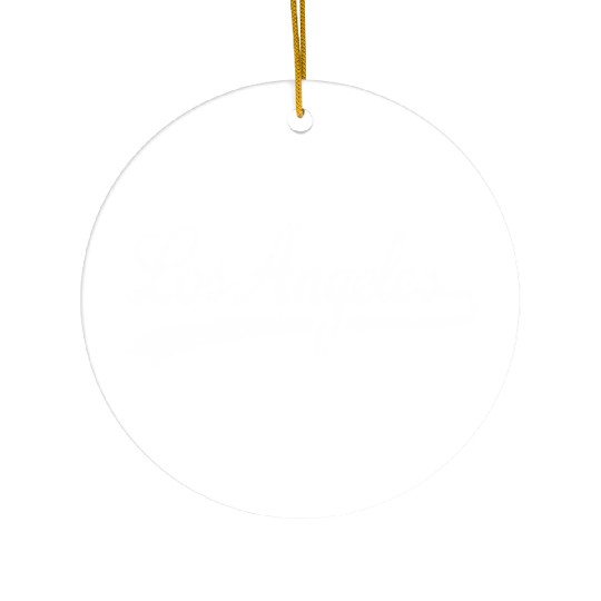 Los Angeles Limited Edition Since 1781 Ceramic Ornaments