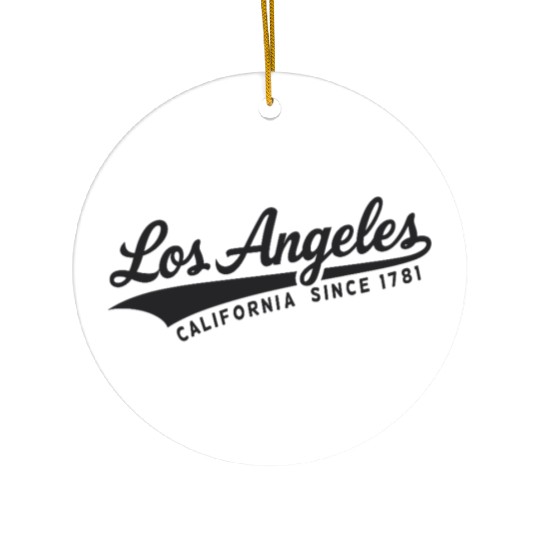 Los Angeles Limited Edition Since 1781 Ceramic Ornaments