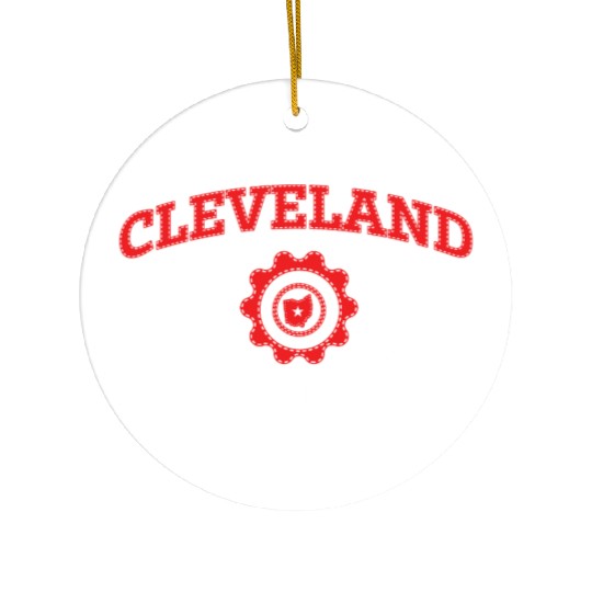 Cleveland Ohio Pride - Hometown Ohio Ceramic Ornaments