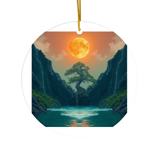 Harmonious Night 14 Ceramic Ornaments