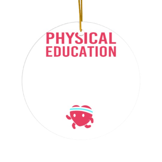 Pe Teacher Physical Education Ceramic Ornaments