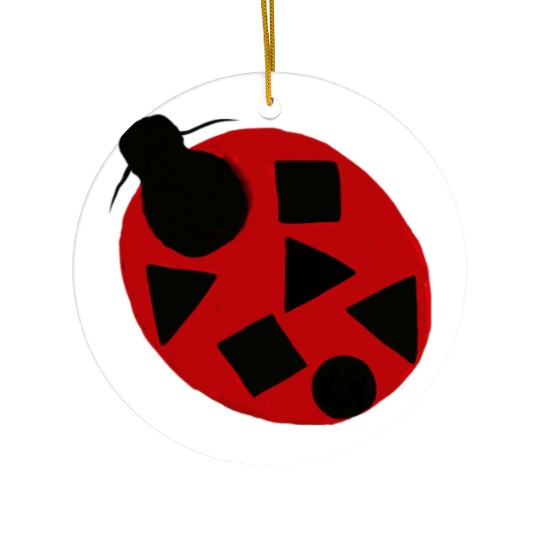Ladybug insect Excepcionalis Ceramic Ornaments