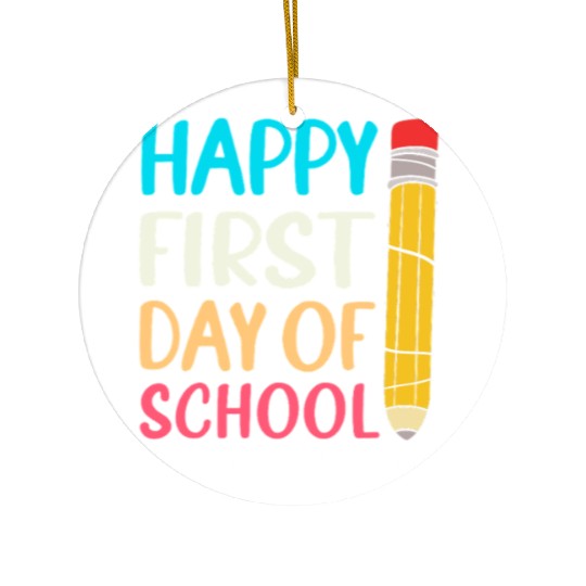 School Head Start Crew Teacher Ceramic Ornaments