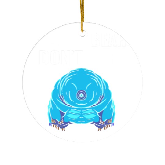 Tardigrade Science Biology Moss Pig Ceramic Ornaments