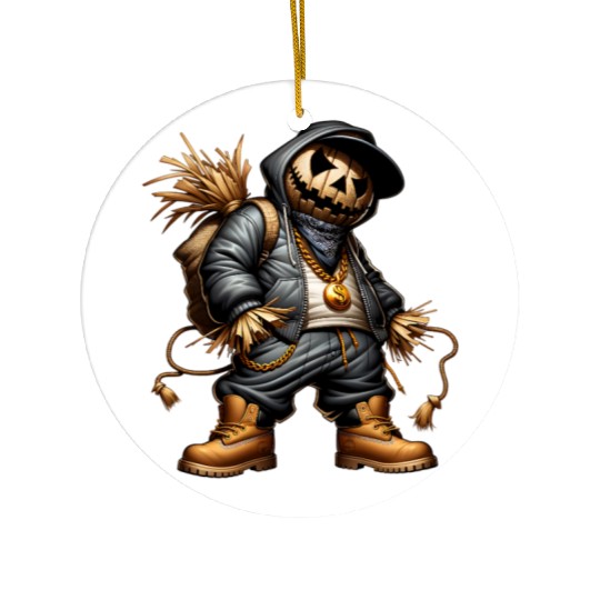 Scare Swag – Hooded Harvest Hustler Ceramic Ornaments
