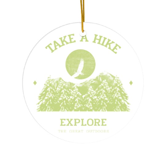 Take A Hike Ceramic Ornaments