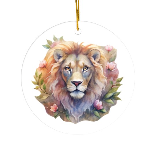 Asher the Floral Monarch Ceramic Ornaments