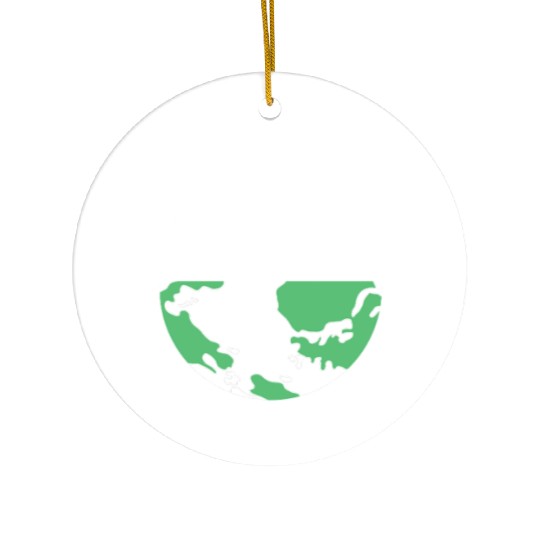 Climate Change Science Earth Day Ceramic Ornaments