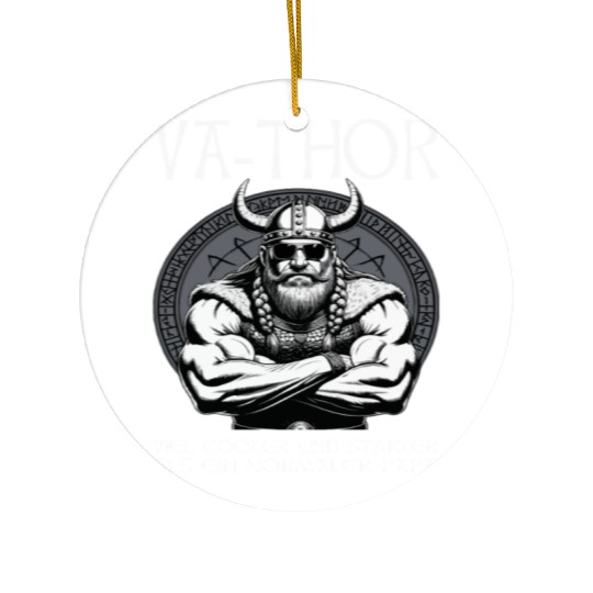 Viking Warrior Man Odin Thor Norman Walhalla Ceramic Ornaments