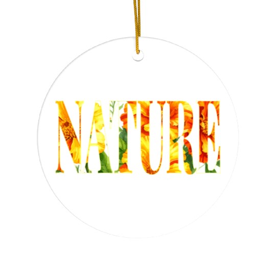 Nature Marigold Flower Ceramic Ornaments