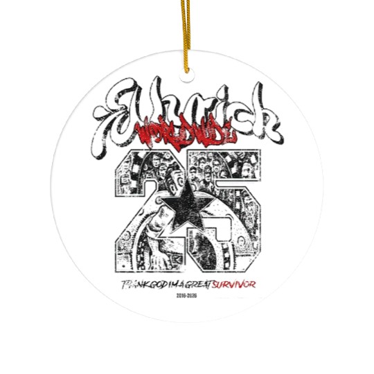 Survivor 25 – Worldwide Ink Style Ceramic Ornaments