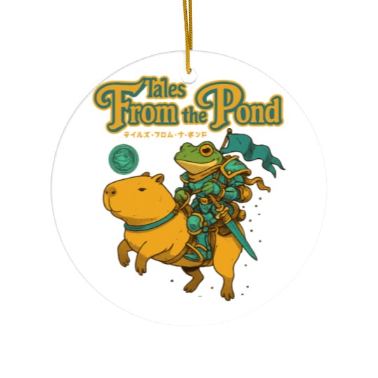 Tales From The Pond Ceramic Ornaments