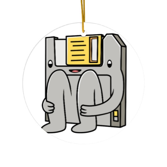 Computer Disc Floppy Disk Ceramic Ornaments