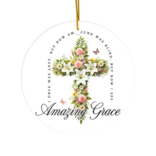 Amazing Grace Ceramic Ornaments