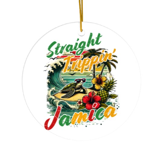 Jamica Vacation Ceramic Ornaments
