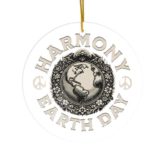 Earth Day Ceramic Ornaments | Harmony with Nature Ceramic Ornaments