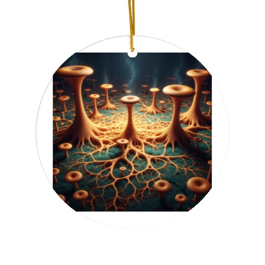 Fungi Forest Dream Ceramic Ornaments