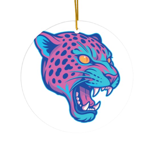 Jaguar pastel Ceramic Ornaments