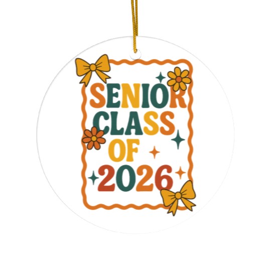 Senior Class of 2026 Back to School Ceramic Ornaments