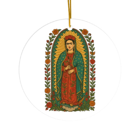 Frida Kahlo Ceramic Ornaments