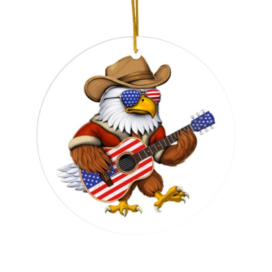 American Bald Eagle Ceramic Ornaments