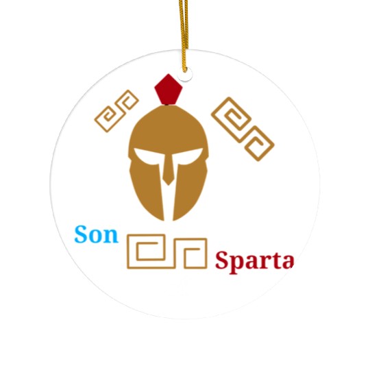 Son Of Sparta Ceramic Ornaments