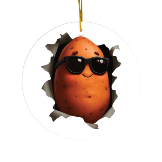 Sweet Potato Ceramic Ornaments
