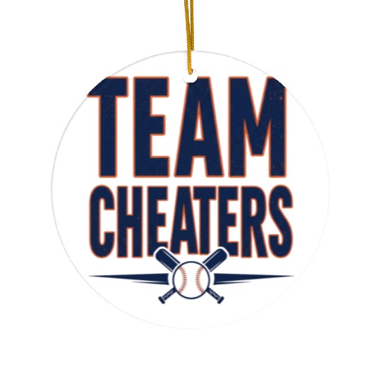 Houston Asterisks Baseball Team Cheaters Ceramic Ornaments