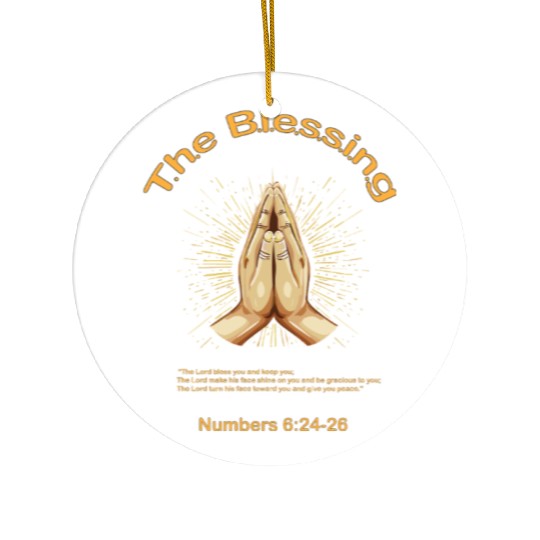 The Blessing Scripture - Bible Ceramic Ornaments