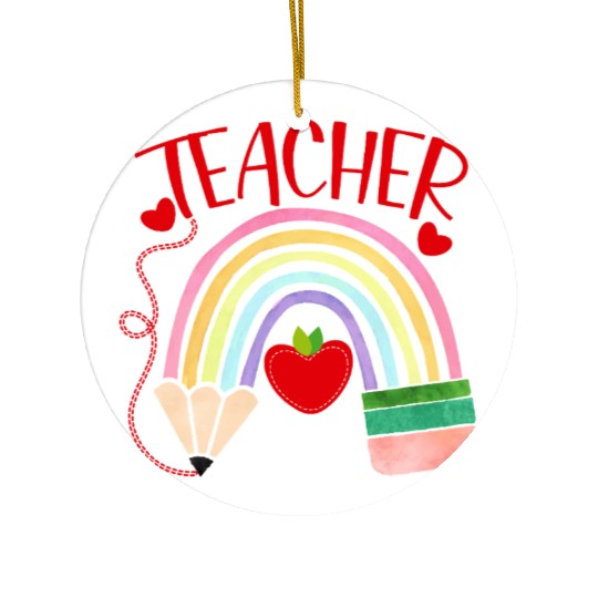 TEACHER Ceramic Ornaments, TEACHER APPRECIATION Ceramic Ornaments
