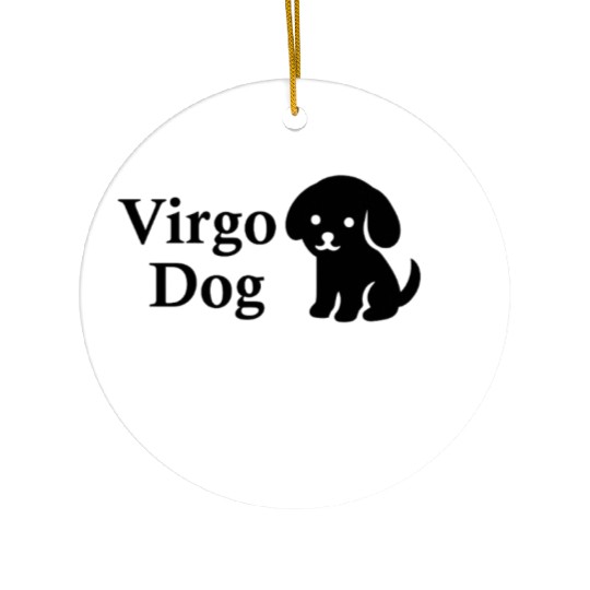 Virgo Dog Ceramic Ornaments