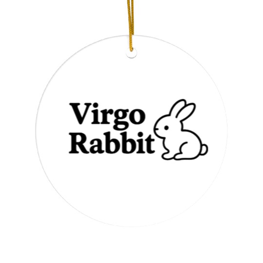 Virgo Rabbit Ceramic Ornaments