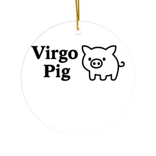 Virgo Pig Ceramic Ornaments