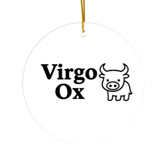 Virgo Ox Ceramic Ornaments