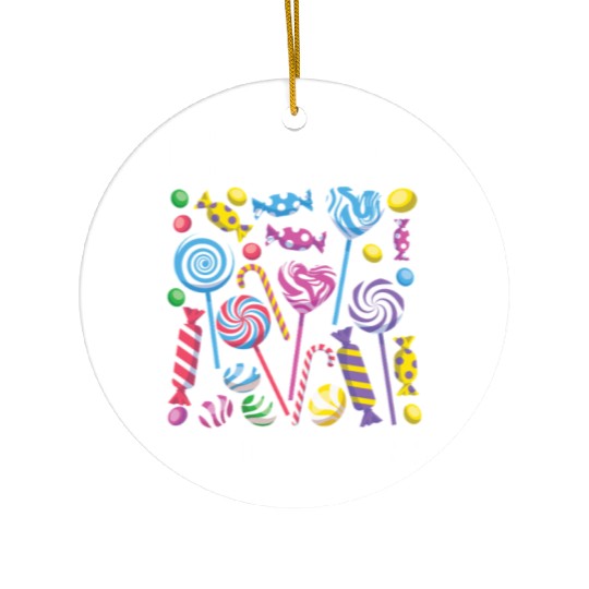 Official Candy Tester Lollipop Sweets 01 Ceramic Ornaments