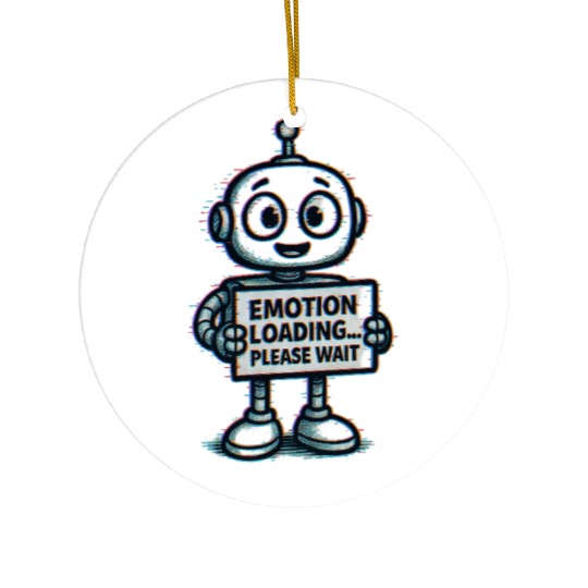 Funny Robot Ceramic Ornaments