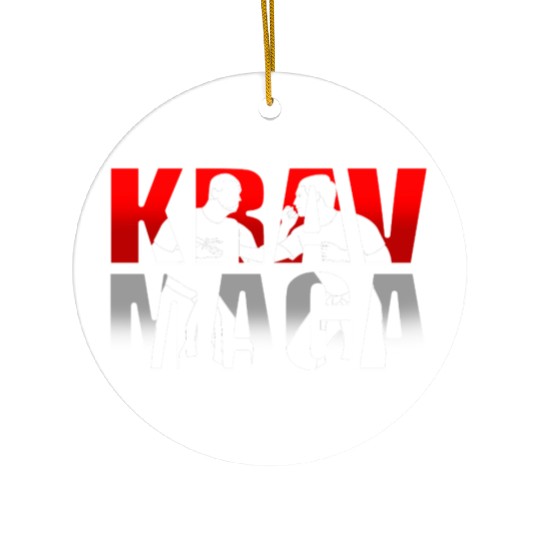 Krav Maga Israel Martial Arts Fighter Ceramic Ornaments