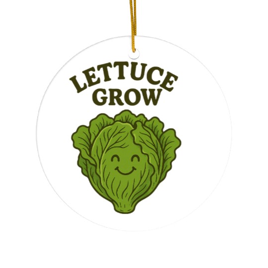 Vegetable Gardening Lettuce Ceramic Ornaments