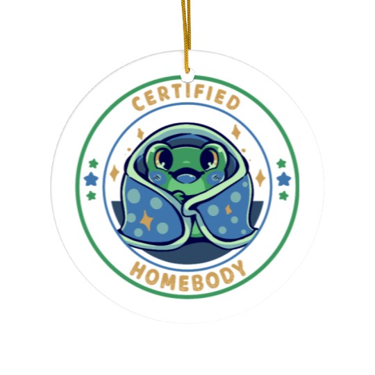 Certified Homebody Ceramic Ornaments