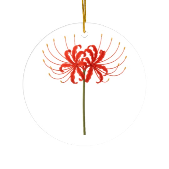 Red Spider Lily Ceramic Ornaments – Japanese Death Flower Ar