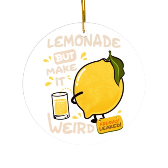Lemonade Freshly Leaked Ceramic Ornaments