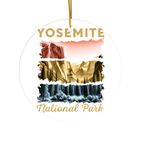 Yosemite National Park Ceramic Ornaments