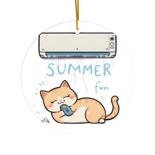 Funny Cat Ceramic Ornaments | Retro Cat Meme Ceramic Ornaments