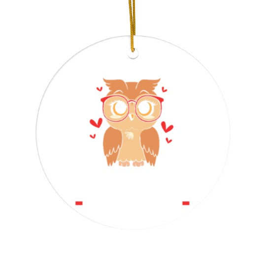 Substitute Teacher Owl School Teaching Ceramic Ornaments
