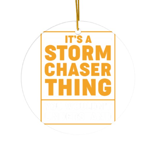 Storm Chaser Stormtrooper Weather Ceramic Ornaments