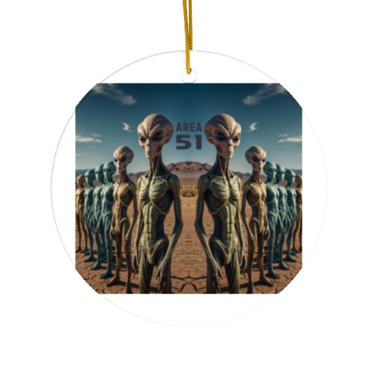 Area 51 Ceramic Ornaments